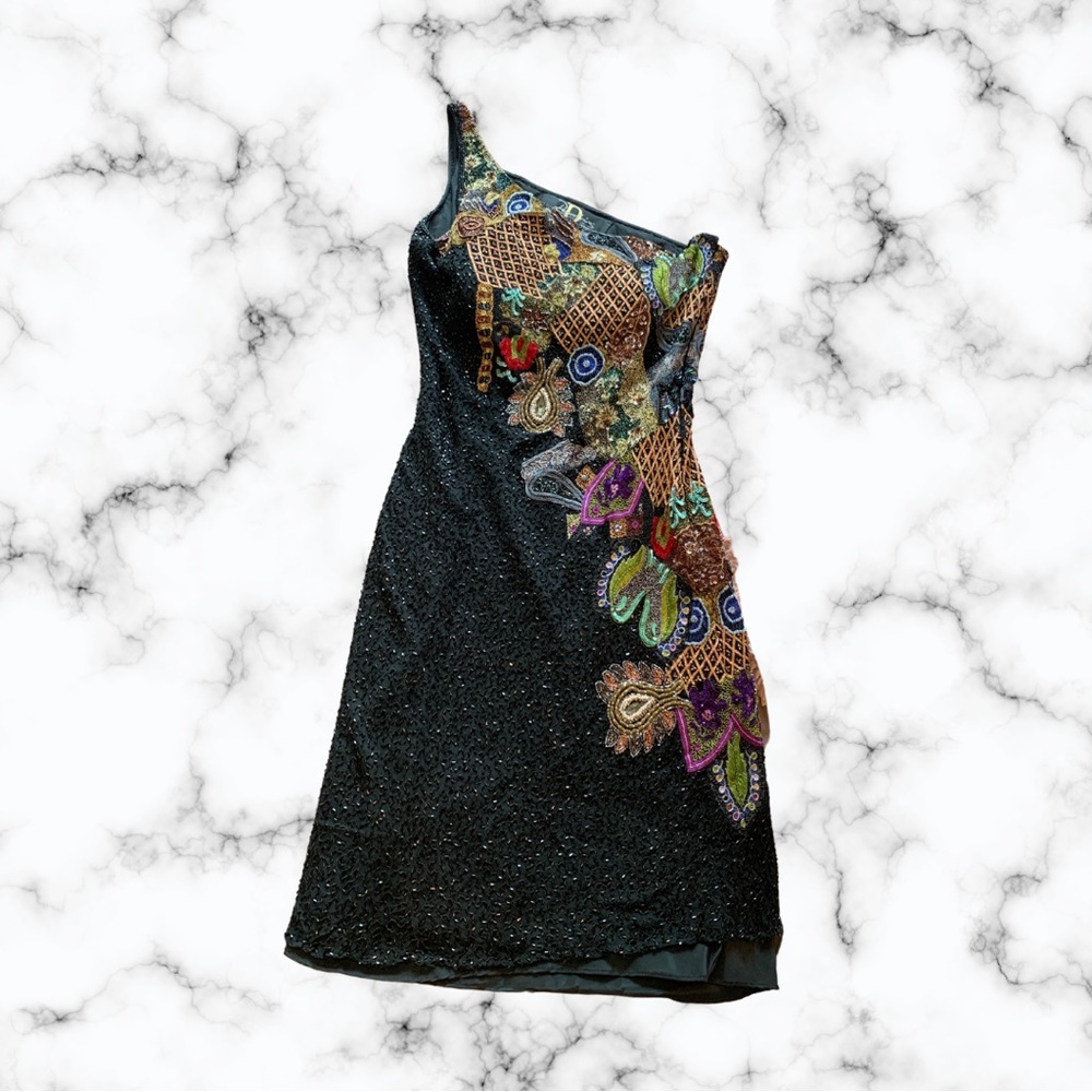 Silk sequins dress